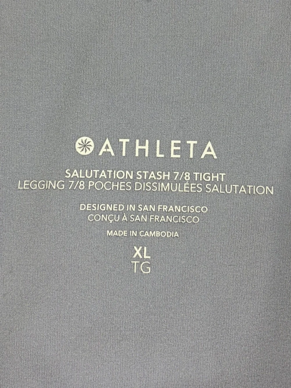 Athleta Salutation Stash Active Wear Leggings Women's XL - Picture 3 of 7